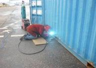 shipping container modification and repair 029